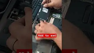 Replacement of hdd to SSD 