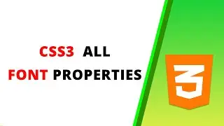 CSS3 All font properties clearly explained with an example || CSS Tutorials || UI Infotech