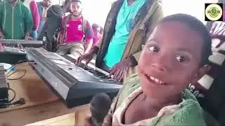 A little boy with the Mic.