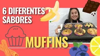 MASA BASE PARA MUFFINS Y 6 IDEAS DE SABORES