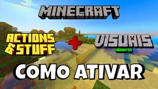 How to activate Vibrant Visuals and Actions & Stuff together in Minecraft Bedrock (PC and Mobile) 🎮✅