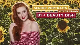 Senior Portraits with the Profoto B1 and Portable Beauty Dish