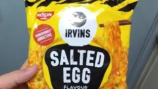 Instant Noodles | Nissin's Irvin's Salted Egg Flavour Noodles
