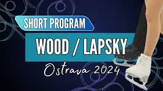 Zarah WOOD / Alex LAPSKY (GBR) | Junior Pairs Short Program | Ostrava 2024