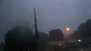 Intense lightning storm 60 MPH winds - Part 1/2 (June 22, 2016)