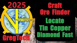 Craft Ore Finder - Find Tin Copper Diamond -Step by Step-GregTech New Horizon 2.7.2 - Minecraft 2025