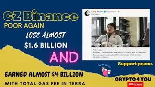 CZ BINANCE 🥲 Just Poor Again