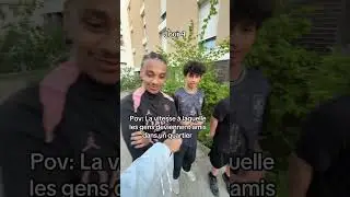 La vitesse à laquelle les gens deviennent ami dans un quartier 🏘️