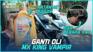 Mx King Vampire Oil? Change Mx King Engine Oil With Shell Helix HX5 | Crossroads
