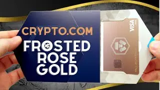 Unboxing the $40,000 Frosted Rose Gold Visa debit card from Crypto.com