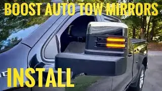 COMPLETE Install Boost Auto Tow Mirrors