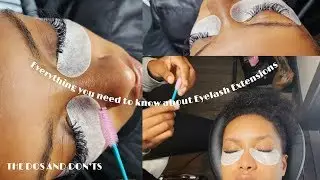 EVERYTHING YOU NEED TO KNOW ABOUT EYELASH EXTENSIONS ♡