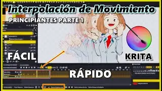 Interpolación de movimiento principiantes Krita 5.2 Parte 1