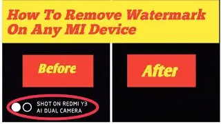 How to remove watermark on any mi device