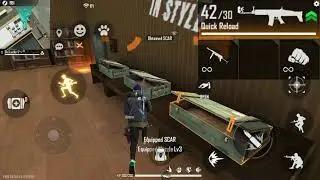 training round gameplay and and I am first😀😀 Garena free fire