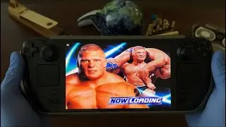 Steam deck oled plays wwe Smackdown here comes the pain flawlessly