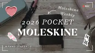 2026 Pocket Moleskine Weekly Setup