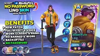 NEW!! Script Skin Ling Starlight Revamp No Password Mediafire | Full Effect & Voice - New Patch