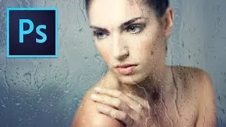 Photoshop Tutorial : Wet Glass Photo Effects