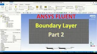 ANSYS FLUENT 2020 R2 Tutorial: 2D Boundary Layer Part 2/3