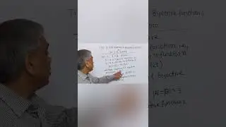 Tips to find number of Bijective functions, by Dr.D.N.Garain