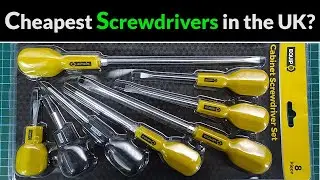 Equip 8 Piece Screwdriver Set from Home Bargains for £2.99! - Tool Review
