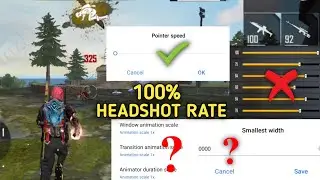 Best Settings For Auto Headshot Free Fire | Best DPI & Pointer Speed Setting