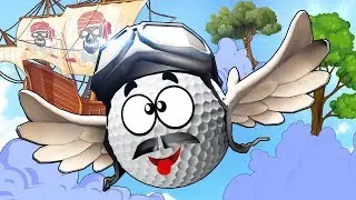 ПИРАТЫ ЗАБРАЛИ МОЙ МЯЧ!!! ПИРАТСКИЙ КОРАБЛЬ В GOLF WITH YOUR FRIENDS!