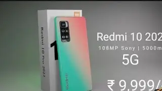 Redmi 10 2023 108MP camera, 500MAH Battery 6GB Ram 128GB, full HD+Display under 10,000 