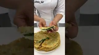 Пөрә чебуреки с джусаем