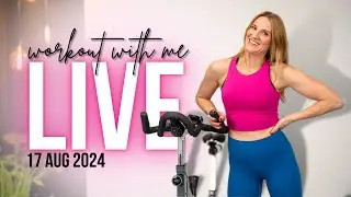 LIVE Indoor Cycling Workout! | 30-minute Indoor Cycling Class