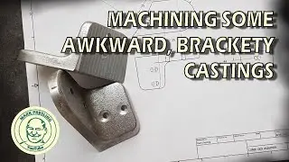 Machining Some Awkward, Brackety Castings for a Bridgeport Collet Rack