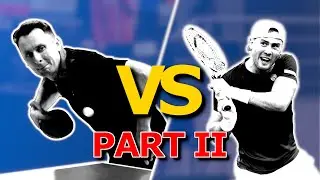 REAL Tennis Player VS  Ping-Pong Player | Revenge