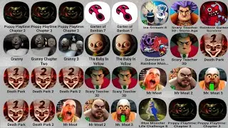 Bowmasters, Poppy Playtime Chapter 3, The Baby In Yellow, Granny, Mr Meat, Eyes Games, Death Park