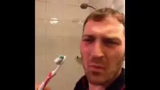 How british people brush their teeth vine