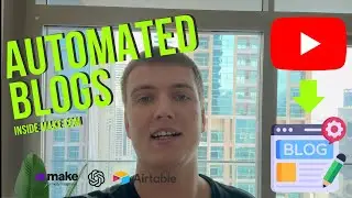 Turn 100s of Youtube Videos Into Blog Posts With Make.com, ChatGPT and Airtable - 100% automated