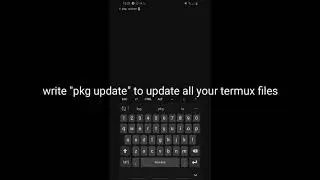Termux tutorial: how to install python3 (code lang)and cmatrix(random fun)