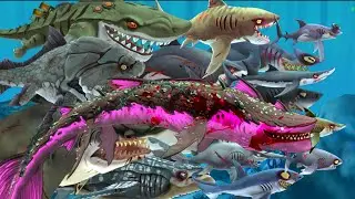 ALL ENEMY SHARK GAMEPLAY NEW 2025 (UNDERSHARKER UPDATE) - Hungry Shark World