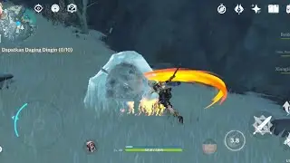 Quest Dapatkan Daging Dingin,Quest Dunia : Ah,Daging Segar!,Genshin Impact Gameplay