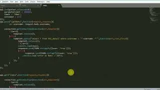create get and post request of Node js web service