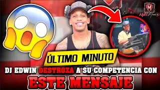 DJ Edwin pone clara La competencia