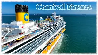 Carnival Firenze Departs Long Beach - 4K