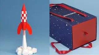 Designing new product for my small business | TinTin Rocket | Pop-up card