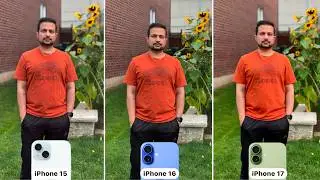 iPhone 15 vs 16 vs 17 | iPhone Air Camera Battle: See the Real Difference!