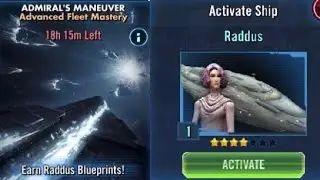 Unlocking the Raddus! | It has LITERALLY Been Years In The Making! | SWGOH