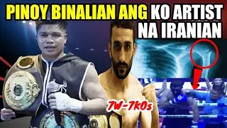 LATEST 2023! PINOY BINALIAN ANG MATIGAS NA KNOCKOUT ARTIST NG IRAN | 7W-7KOS SUMUKO!