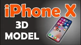 iPhone X 3D model