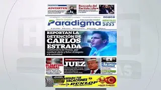 Titulares de Portada presentadas en HCH 27 DE SEPT DEL 2023-Portada de Diario Digital Paradigma