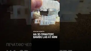 Я напечатал СВОИ ЗУБЫ на 3D ПРИНТЕРЕ #глебхаритонов #технологии #3dпринтер #bambulaba1mini