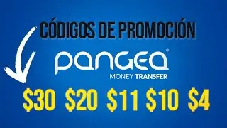 Pangea Money Transfer - Códigos de Promoción - $30, $20, $11, $10, $4